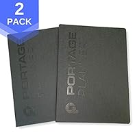 Portage 12-Month Undated Productivity Planner (2 Pack) - Master Productivity, Practice Gratitude, and Create Your Personal Mission Statement with This Daily and Weekly Planner - Hardcover, 8.5" x 11"