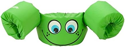 green smile Puddle Jumper Deluxe Life Jacket, 30-50 lbs