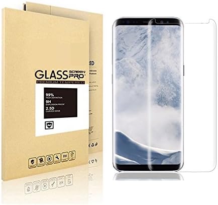 Samsung Galaxy S8 Tempered Glass Screen Protector, VIVPOOP[Touch Agile 3D Glass][Easy to Install] [9H Hardness]for Samsung Galaxy S8