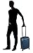 Lucas Treadlight 20 Inch Carry On Luggage Collection -Expandable Scratch Resistant (ABS + PC) Hardside Suitcase- Lightweight Durable Checked Bag With 4-Rolling Spinner Wheels (Steel Blue)