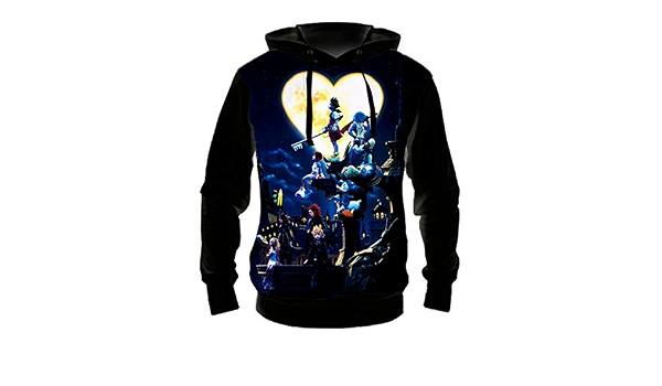 kingdom of hearts moletom com capuz