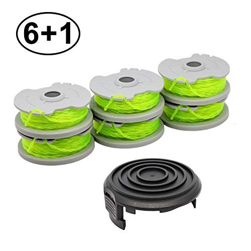 image for RONGJU 6 Pack Replacement Spools Weed Eater String 20ft 0.080