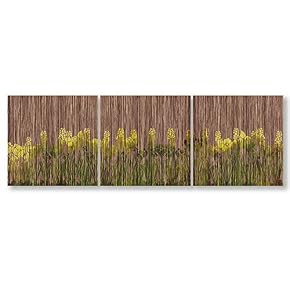 3 Panel Wooden Texture Art Painting Wall Bedroom...