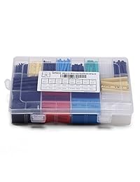 Juego de tubos termorretráctil Ginsco, 580 piezas. 6 colores, 11 tamaños, fundas surtidas para cable de alambre