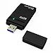 WEme 2-in-1 OTG USB 3.0 Memory Card Reader with Compact On The Go Adapter Hub for USB Compatible Devices, Smartphones and Tablets PC- Supports SD, SDHC, SDXC, MMC/MicroSD, T-Flash