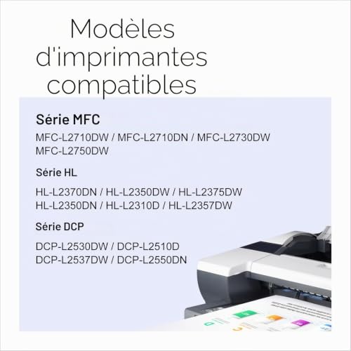 myCartridge TN2420 Toner Cartridge Compatible with TN-2420 TN2420 TN-2410 for HL-L2350DW DCP-L2530DW MFC-L2710DW MFC-L2710DW HL-L2375DW DCP-L2550DN HL-L2310D MFC-L2730DW MFC-L2750DW (4 Black)