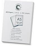 A5 Paper White Ream of 250 Sheets