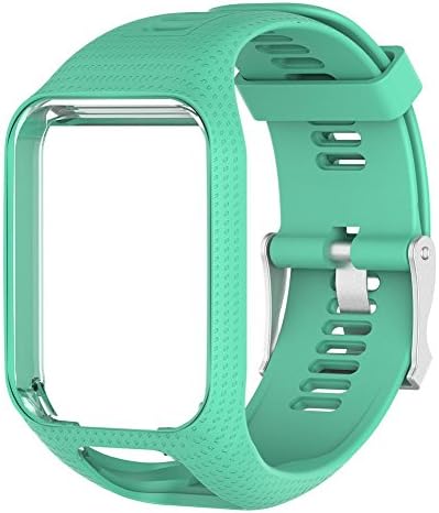 xluckx Watchband Watch Strap Bracelet, Soft Silicone Replacement Band Fitness Sports Activity Bracelet Clasp TomTom 2/3 Series Runner Spark/Spark 3 / Runner 2 / Runner 3 / Golfer 2 / Adventurer