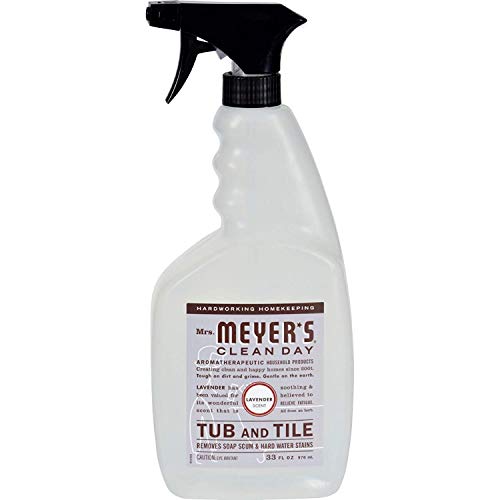 Mrs. Meyers Tub and Tile Cleaner - Lavender- Remove Soap Scum and Hard Water Stains - 33 fl oz (Pack of 4) - Thumbnail 2