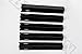 BBQMANN JD181(5-Pack) BBQ Gas Grill Porcelain Steel Heat Shield for Brinkmann 8108501s, Perfect Flame, Lowes