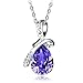 NEEMODA Necklace for Women Crystal Pendant Jewelry Gifts for Her Eternal Love