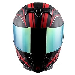 1STORM Motorcycle Full Face Helmet Skull King Matt