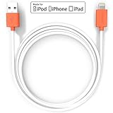 Pawtec Lightning to USB Charge and Sync Cable Apple MFi Certified 3.3 Feet/1Meter for iPhone 7 / 7 Plus / 6s 6 Plus / 6s 6 / SE / iPad Pro / Air 2 / mini 3 / iPod (White)