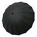 Saiveina 47 Inch Auto Open Straight Strong Durable Umbrella, 190T Fiber Waterproof Windproof Sport Umbrella 16 Ribs
