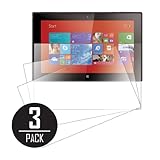 Nokia Lumia 2520 Screen Protector Cover, MPERO Collection 3 Pack of Clear Screen Protectors for Nokia Lumia 2520