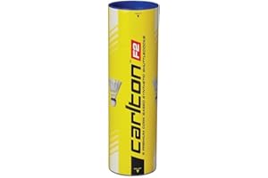 Dunlop Sports Carlton F2 Badminton Shuttle (Tube of 6)