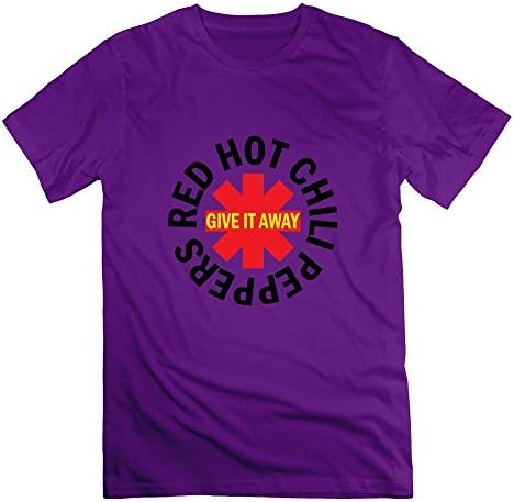 PNHK Men's Red Hot Chili Pepper Song Give It Away Tee Small Purple