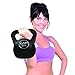 CAP Barbell Vinyl Coated Cement Kettlebell, 15 lb