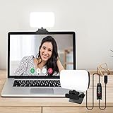 Somerick Éclairage de Vidéoconférence, Lumière de Webcam avec 3 Modes D'éclairag