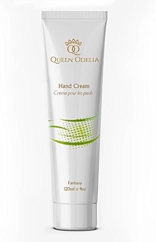 Queen Odelia Working Hand Cream for DRY and AGING HANDS with Cactus Oil and Dead Sea Minerals, 4 oz. - Non-Sticky Anti Aging Moisturizing Hand Cream (Fantasy)