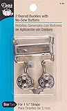 Dritz(R) Overall Buckle For 1-1/4 Inch Straps - Nickel