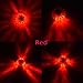 LED Road Flares Red Warning Light Roadside Safety Flare and Storage Bag All Batteries Installed 9 Flashing Modes Magnetic Base Waterproof 3 Pack