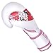 Kickboxing Gloves Boxing Gloves for Women Ladies Girls Leather Training Bag Sparring Pink Mitts Muay Thai Kick Boxing Gloves (White, 12oz)