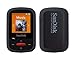 Black Soft Skin Case + Screen Protector + Armband + Smart Cord Wrap for SanDisk (SDMX24) Clip Sport 4GB 8GB MP3 Player