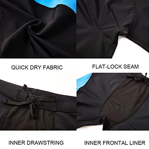 DEVOROPA Boys' Swim Jammers Youth Competitive Swim Team Suit Quick Dry