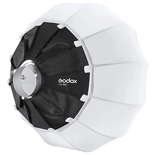 Godox Laternen-Softbox-Beleuchtungsmodifikator für GODOX SL-60W SL150W II FV150 AD300PRO AD400PRO AD600BM VL150 VL300 (50 cm)