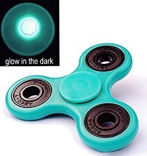 Premium Glow In The Dark Fidget Spinner By Fidget Freedom | Ultimate Glowing EDC Tri-Spinner Toy | Long, Quiet Spin, Stress Reducer &amp; Boredom Killer | Ideal For ADHD, ADD, Autism in Kids,Teens, Adults