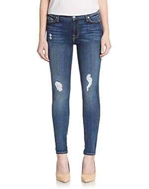 7 For All Mankind Women's Gwenevere Destroyed Skinny Jean