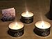 Oojra Essential Oil Scented Soy Wax Luxury Travel Candle Gift Set of 3 with Gift Box - Thai Jasmine Bamboo, Australian Eucalyptus, Japanese Cherry Blossom
