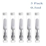 5 Pack Ceramic Cell Cartridge 0.5ml (White)