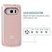 Galaxy S7 Battery Case, SAVFY 4200 mAh Portable External Backup Battery Charger Cover Case Pack for Samsung Galaxy S7 Rechargeable Power Bank Case (Rose Gold)