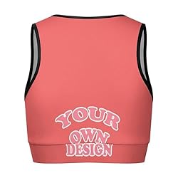 Custom Bras for Women Personalized Crop Tops with