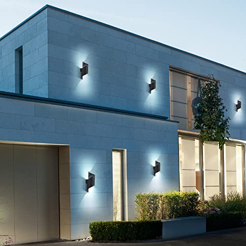 10W IP65 Waterproof 6000K Cool White LED Wall Light for Garden Balcony Living Room