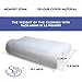 Gel Memory Foam Pillow - Comfortable Hypoallergenic Pillow with Optimum Neck Support Pain Relief - Micro-Vented Soft Removable Washable Cover – Ideal for Side, Back, Stomach Sleeping