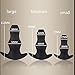 FeiGu 3PCS Medical Silicone Hollow Anal Butt Plug Set-Anal Sex Toys, Masturbation for Adults (S/M/L)