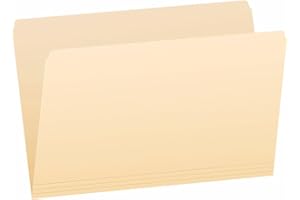 Pendaflex File Folders, Legal Size Recycled File Organizers, Straight Cut Tab, Manila, Durable Heavyweight Paper Stock, 100-P