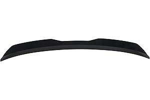 Cryfokt ABS Rear Window Roof Spoiler Visor Deflector for Enhanced Driving Performance, Suitable for All Vehicles (Glossy Blac