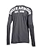 Under Armour Women's Favorite Word Mark Long Sleeve, Carbon Heather (090)/White, Medium