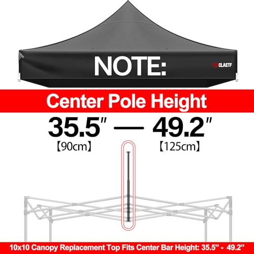 CLAETF 10x10 Canopy Replacement Top Review: Waterproof Pop-Up Tent Cover image 29