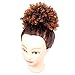 GX Beauty Afro Ponytail Drawstring African American Curly Ponytail Hair Extensions Synthetic Kanekalon Puff Ponytail Hair Piece for Black Women(#T30)