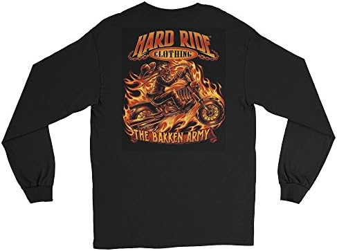 Bakken Army Fire Rider Men's T Fire Rider Men's Long Sleeve (L)