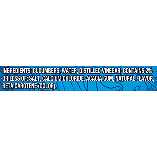 VLASIC PURELY PICKLES KOSHER DILL PICKLE SPEARS, KETO FRIENDLY, 24 FL OZ JAR
