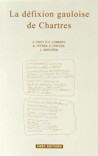 La  défixion gauloise de Chartres