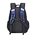 Fenrici Galaxy Backpack with Lunch Box & Bento Box Matching Set, Laptop Backpack, Insulated Lunch Bag for Girls, Boys, Bento Box with 5 Compartments, Purple Galaxy, Pastel Blue