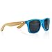 Oct17 Wood Bamboo Wooden Vintage Sunglasses Eyewear for Mens Womens (Blue, Black )