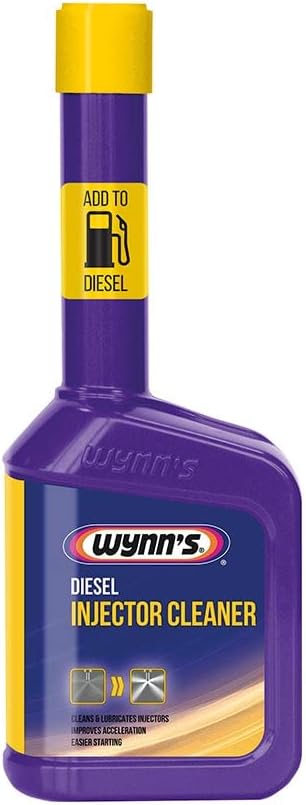 Wynn's Diesel Injector Cleaner 325ml Reduces Knocking Black Smoke Safe for EGR